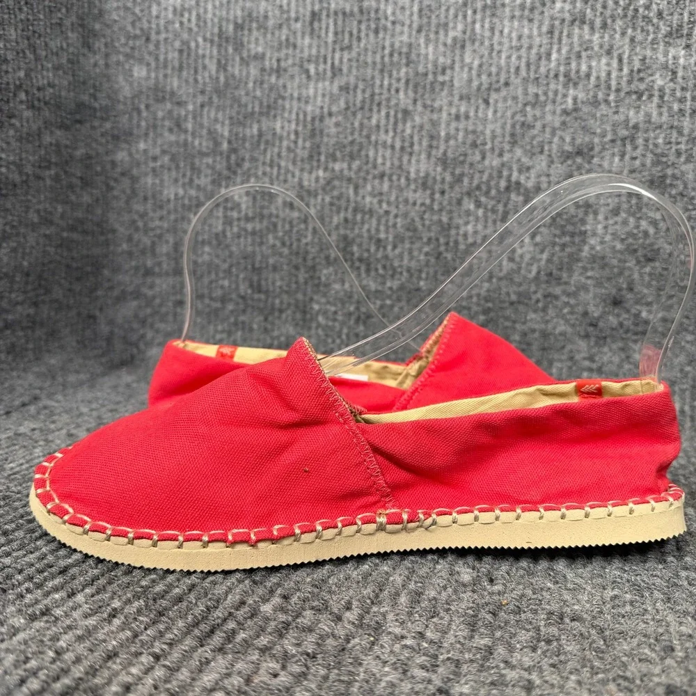 Havaianas Flat Espadrilles Women US 8M Red Comfort Travel Casual Boho Shoes